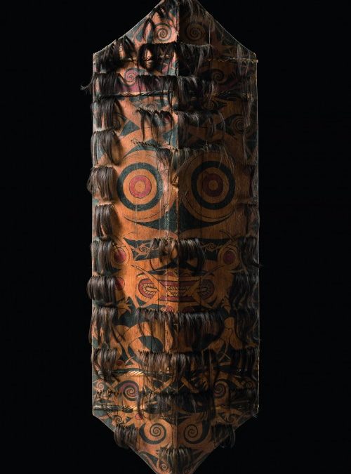 000161 Borneo, East Kalimantan, Kenyah-Kayan Dayak, shield
