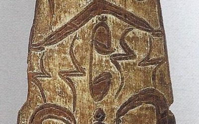 000170 Papua, Asmat, shield