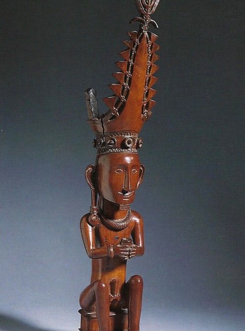000352 Sumatra, Nias, ancestor figure