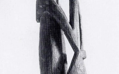 000436 Papua, Asmat, ancestor figure