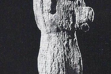 000476 Borneo, Kalimantan, Dayak, figure of a monkey