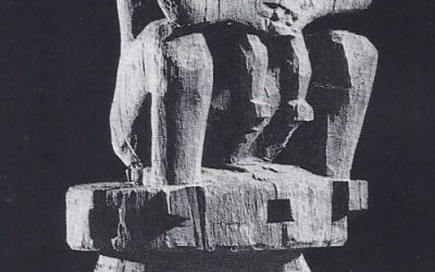 000477 Borneo, Kalimantan, Dayak, group of figures