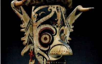000561 Borneo, Central, Upper Mahakam Dayak, face mask