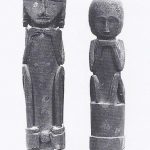 000660 Moluccas, Tanimbar, two ancestor figures
