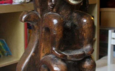 000767 Moluccas, Sermata, figure of an ancestor or goddess