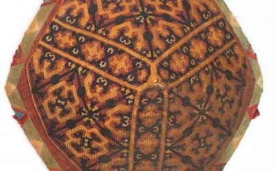 000862 Borneo, West Kalimantan, Bidayuh Dayak, sunhat
