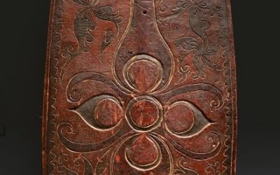 000898 Borneo, West Kalimantan, Bidayuh Dayak, shield
