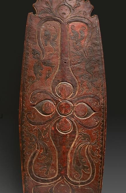 000898 Borneo, West Kalimantan, Bidayuh Dayak, shield