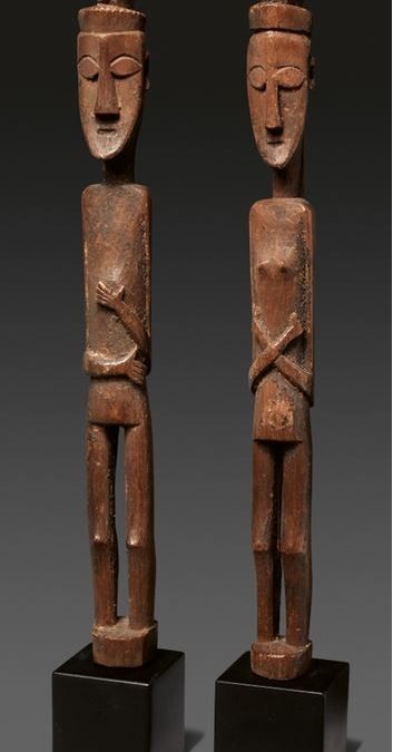 000917 Borneo, East Kalimantan, Tunjung-Benuaq, Dayak, two amulets