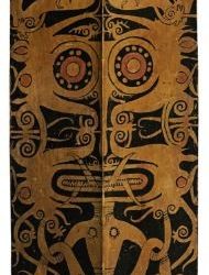 000924 Borneo, East Kalimantan, Kenyah-Kayan, Dayak, shield
