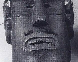 000423 Sumatra, Batak, Toba, face mask