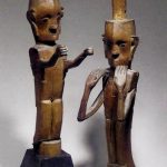 000629 Sumatra, Batak, pair of ancestor spirit figures