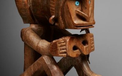 000962 Papua Barat, Cenderawasih Bay, Wandammen Bay, ancestor figure