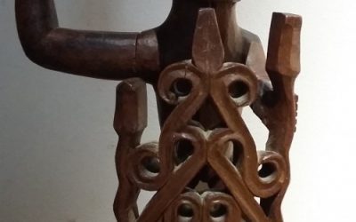 000983 Papua, Teluk Cenderawasih, Doreh, ancestor figure