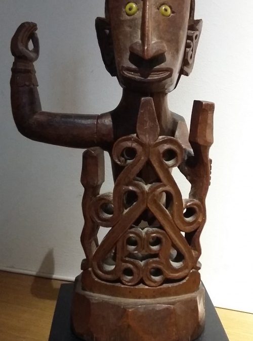 000983 Papua, Teluk Cenderawasih, Doreh, ancestor figure