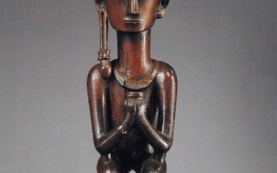 000173 Sumatra, Nias, ancestor figure