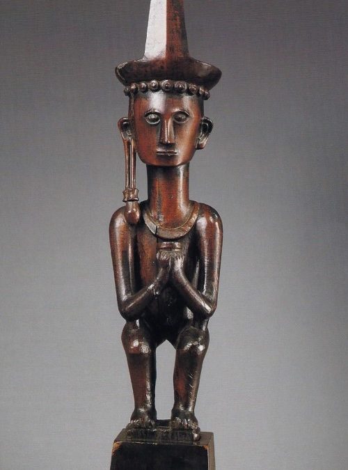 000173 Sumatra, Nias, ancestor figure