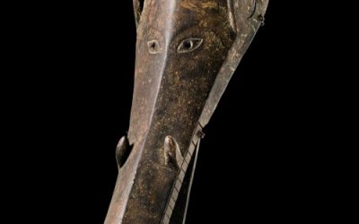 000201 Borneo, East Kalimantan, Dayak, Kayan, mask