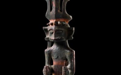 000203 Sumatra, Nias, ancestor figure