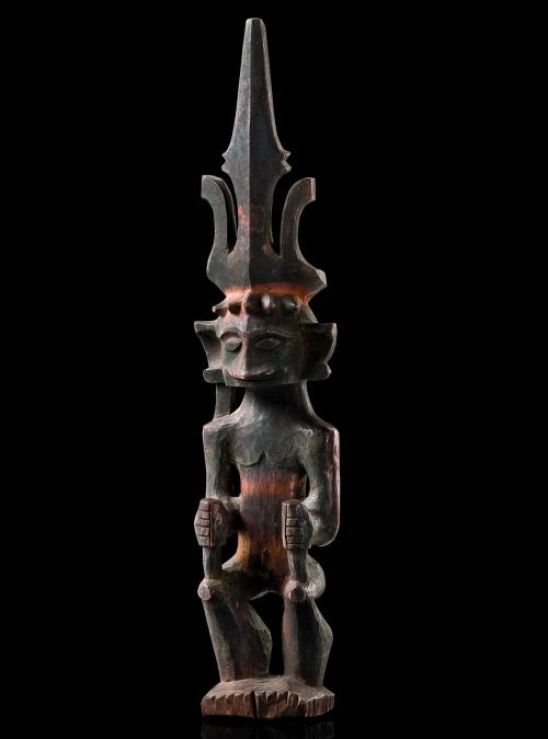 000203 Sumatra, Nias, ancestor figure