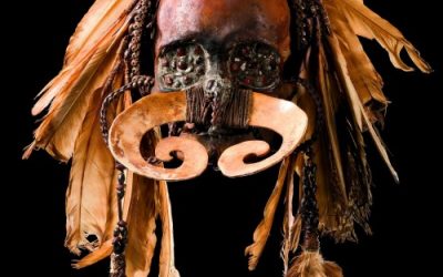 000209 Papua Barat, Asmat, ancestor skull