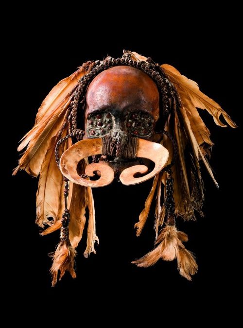 000209 Papua Barat, Asmat, ancestor skull
