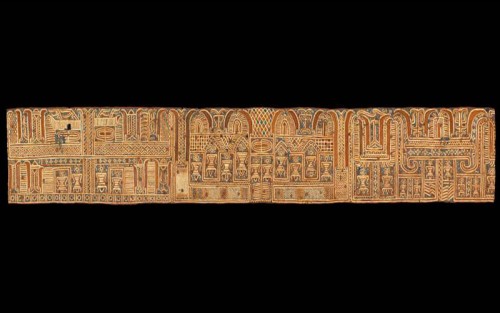 000238 Sumatra, Lampung, Paminggir, panel of ceremonial sarong