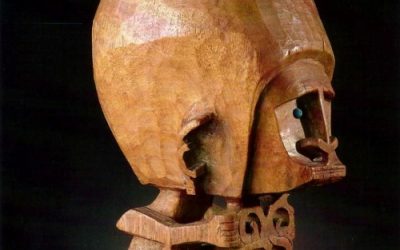 000304 Papua Barat, Teluk Cenderawasih, ancestor figure