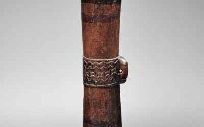 000325 Papua Barat, Northeast coast, Kaptiau, drum