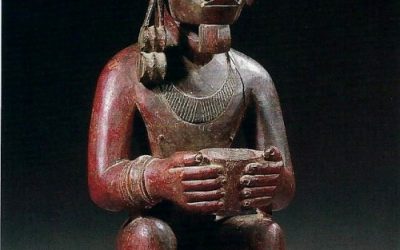 000334 Sumatra, Nias, ancestor figure