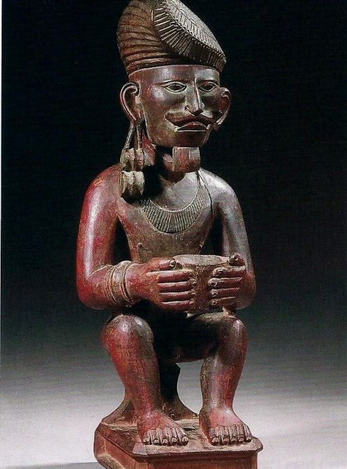 000334 Sumatra, Nias, ancestor figure