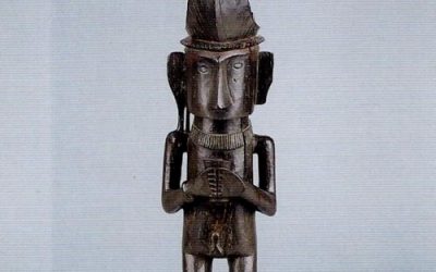 000350 Sumatra, Nias, ancestor figure