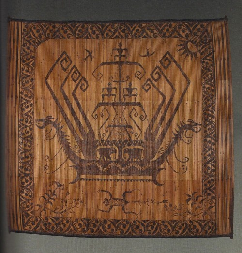 000360 Sumatra, Lampung, Paminggir, ceremonial mat