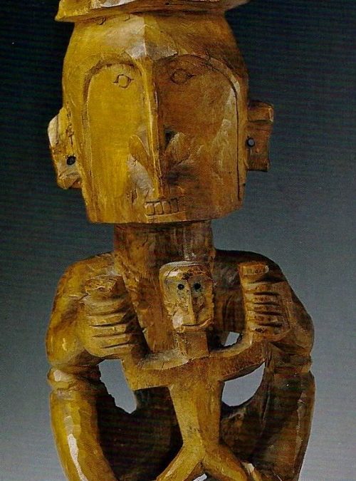 000427 Papua Barat, Teluk Cenderawasih, ancestor figure