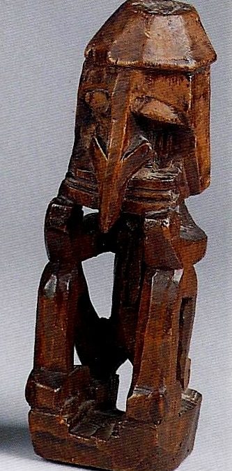 000619 Papua Barat, Teluk Cenderawasih, ancestor figure