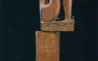 000637 Moluccas, Leti or Sermata, statue of a deity