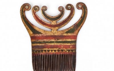 000764 Sumatra, Lampung, ceremonial haircomb
