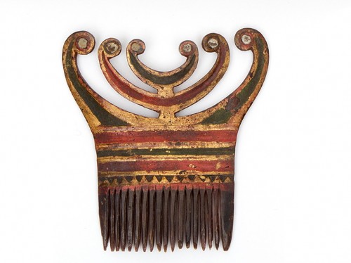 000764 Sumatra, Lampung, ceremonial haircomb