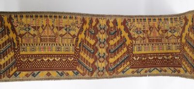 000765 Sumatra, Lampung, Paminggir, ceremonial hanging, ship cloth