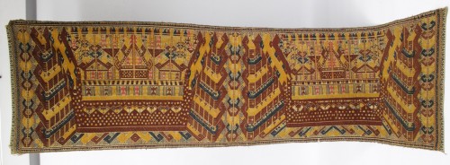 000765 Sumatra, Lampung, Paminggir, ceremonial hanging, ship cloth