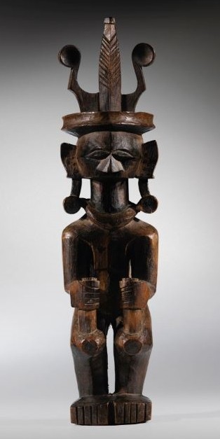 000922 Sumatra, Nias, ancestor figure