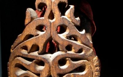 001000 Papua Barat, Teluk Cenderawasih, ancestor figure