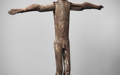 000671 Borneo, West Kalimantan, Land Dayak, funerary effigy