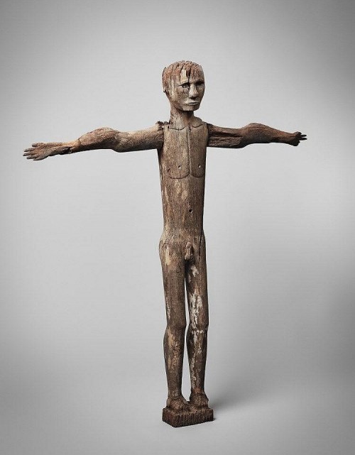 000671 Borneo, West Kalimantan, Land Dayak, funerary effigy