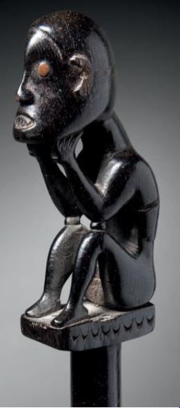 000872 Borneo, Sarawak, Dayak, Iban, trap stick
