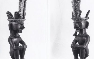 001057 Sumatra, Nias, ancestor figure