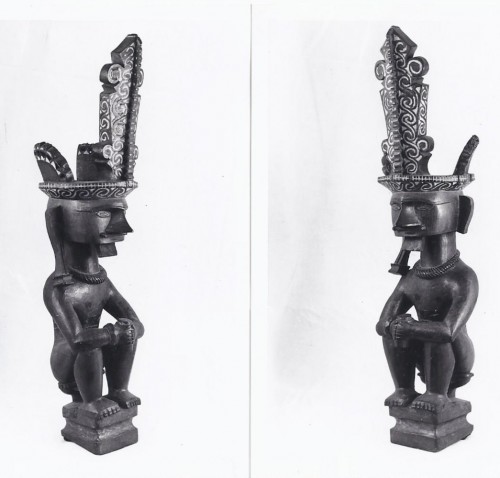 001057 Sumatra, Nias, ancestor figure