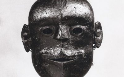001058 Sumatra, Batak, funerary mask