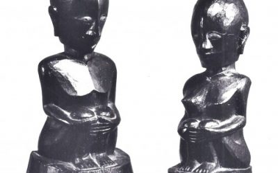 001059 Sumatra, Batak, pair of ancestor figures