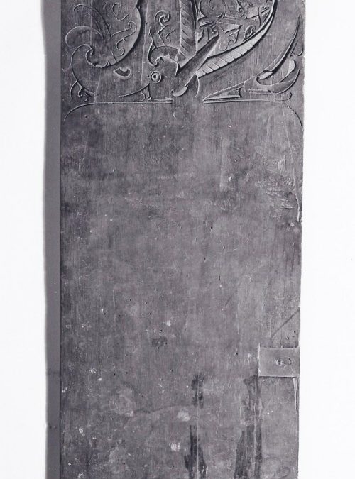 001064 Borneo, East Kalimantan, Dayak, architectural panel